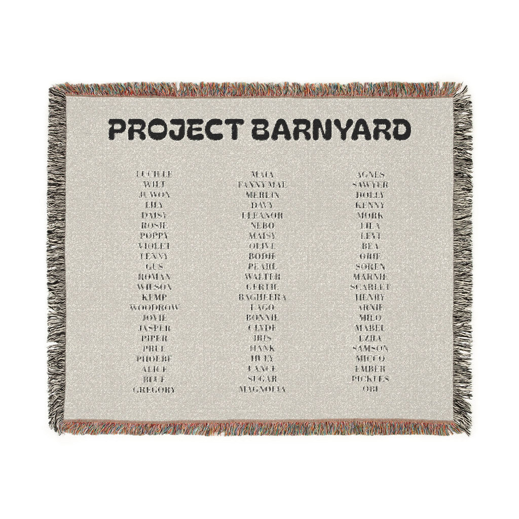 Project Barnyard Rescue Throw