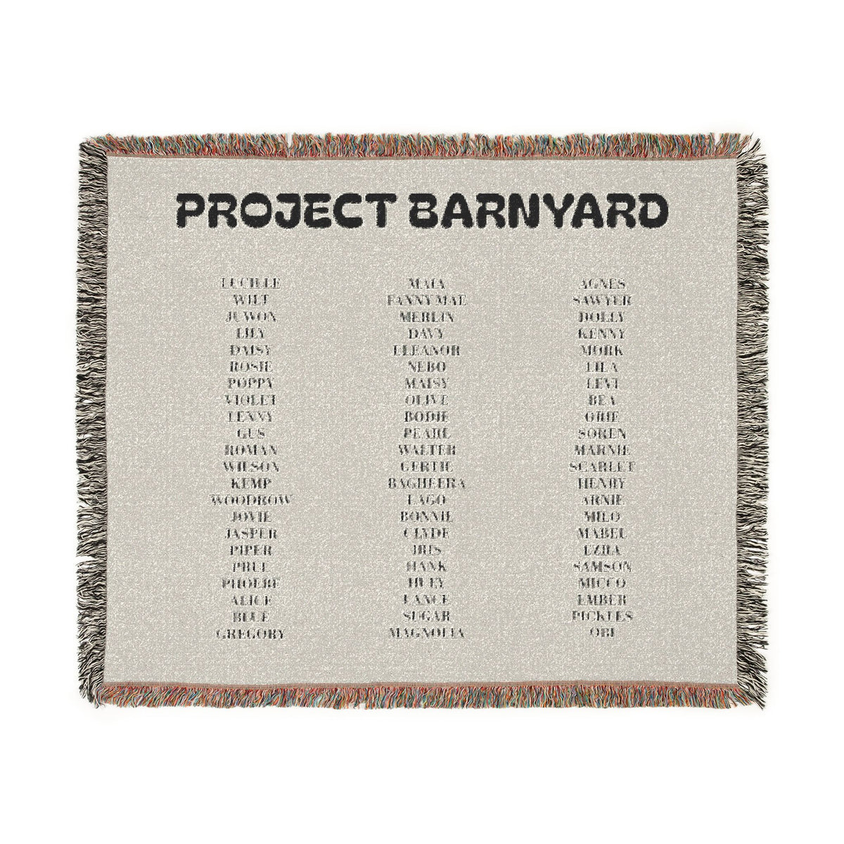 Project Barnyard Rescue Throw